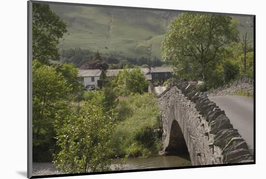 Grange Village and Bridge, Borrowdale, Lake District, Cumbria, England, United Kingdom-James Emmerson-Mounted Photographic Print