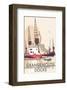 Grangemouth Docks - Dave Thompson Contemporary Travel Print-Dave Thompson-Framed Giclee Print