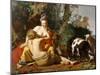 Granida and Daifilo, 1625-Gerrit van Honthorst-Mounted Giclee Print