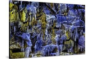 Granite and Icicles-Doug Meek-Stretched Canvas