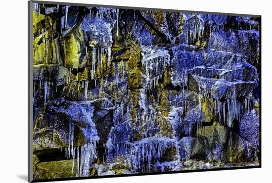 Granite and Icicles-Doug Meek-Mounted Photographic Print