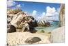 Granite boulders at Gorda Baths, island of Virgin Gorda, British Virgin Islands, Leeward Islands-Tony Waltham-Mounted Photographic Print