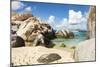 Granite boulders at Gorda Baths, island of Virgin Gorda, British Virgin Islands, Leeward Islands-Tony Waltham-Mounted Photographic Print