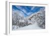 Granite Cliffs at Mouth of Little Cottonwood Canyon and Trees, Utah-Howie Garber-Framed Photographic Print
