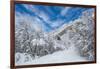 Granite Cliffs at Mouth of Little Cottonwood Canyon and Trees, Utah-Howie Garber-Framed Photographic Print