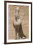 Granite Falcons, Pylon, Temple of Horus, Edfu, Egypt, North Africa, Africa-Richard Maschmeyer-Framed Photographic Print