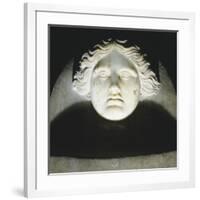 Granite Female Sarcophagus, from Sidon-null-Framed Giclee Print