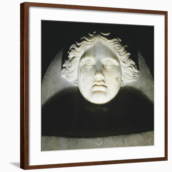 Granite Female Sarcophagus, from Sidon-null-Framed Giclee Print