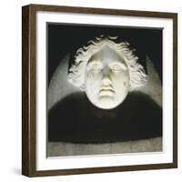 Granite Female Sarcophagus, from Sidon-null-Framed Giclee Print