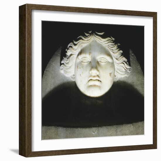 Granite Female Sarcophagus, from Sidon-null-Framed Giclee Print