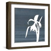 Granite Flower Mate-Jace Grey-Framed Art Print