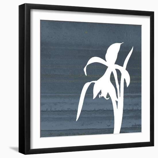 Granite Flower Mate-Jace Grey-Framed Art Print