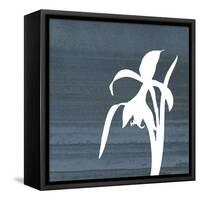 Granite Flower Mate-Jace Grey-Framed Stretched Canvas