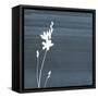 Granite Flower-Jace Grey-Framed Stretched Canvas