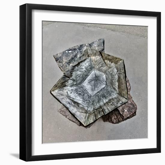 Granite Font  2020  (photograph)-Ant Smith-Framed Photographic Print