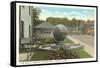 Granite Gazing Ball, Quincy, Mass.-null-Framed Stretched Canvas