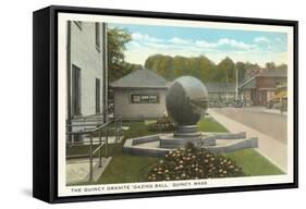 Granite Gazing Ball, Quincy, Mass.-null-Framed Stretched Canvas