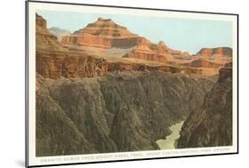 Granite Gorge, Grand Canyon-null-Mounted Art Print