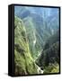 Granite Gorge of Rio Urabamba, Seen from Approach to Inca Ruins, Machu Picchu, Peru, South America-Tony Waltham-Framed Stretched Canvas