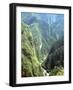 Granite Gorge of Rio Urabamba, Seen from Approach to Inca Ruins, Machu Picchu, Peru, South America-Tony Waltham-Framed Photographic Print