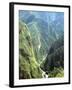 Granite Gorge of Rio Urabamba, Seen from Approach to Inca Ruins, Machu Picchu, Peru, South America-Tony Waltham-Framed Photographic Print