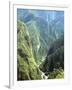 Granite Gorge of Rio Urabamba, Seen from Approach to Inca Ruins, Machu Picchu, Peru, South America-Tony Waltham-Framed Photographic Print