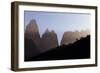 Granite Monoliths Shaped By Glacial Ice Known As 3 Towers Of Paine, Torres Del Paine NP, Chile-Jay Goodrich-Framed Photographic Print