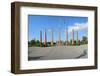 Granite obelisk, Independence Park, Shymkent, South Region, Kazakhstan, Central Asia, Asia-G&M Therin-Weise-Framed Photographic Print