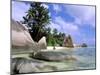 Granite Outcrops, La Digue Island, Seychelles, Africa-Pete Oxford-Mounted Premium Photographic Print