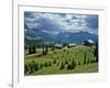 Granite Park Chalet, Glacier National Park, Montana, USA-Chuck Haney-Framed Photographic Print