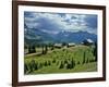 Granite Park Chalet, Glacier National Park, Montana, USA-Chuck Haney-Framed Photographic Print