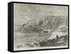 Granite Quarries at Lamorna Cove, Cornwall-R. Dudley-Framed Stretched Canvas