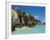 Granite Rocks at Ile De Coco, Seychelles, Indian Ocean, Africa-null-Framed Photographic Print