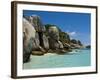 Granite Rocks at Ile De Coco, Seychelles, Indian Ocean, Africa-null-Framed Photographic Print