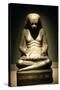 Granite Statue of a Seated Ancient Egyptian Scribe, from Karnak, 17-18th Dynasty, C1500 Bc-null-Stretched Canvas