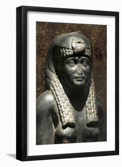 Granite Statue of Ptolemaic Queen-null-Framed Giclee Print