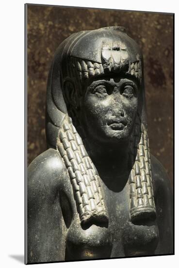 Granite Statue of Ptolemaic Queen-null-Mounted Giclee Print