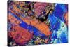 Granite, Thin Section, Polarised LM-PASIEKA-Stretched Canvas