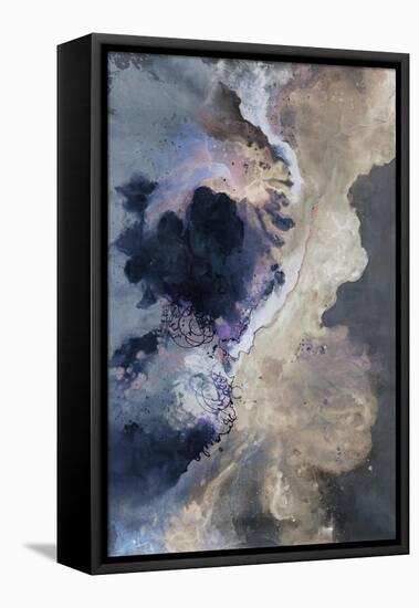 Granite Tide V-Rikki Drotar-Framed Stretched Canvas