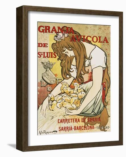 Granja Avicola de Sn. Luis, 1896-Alejandro De Riquer-Framed Giclee Print