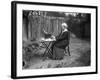 Grannie Typist-null-Framed Photographic Print