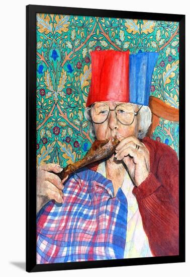 Granny Eats the Christmas Goose Leg-Tony Todd-Framed Giclee Print