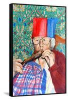 Granny Eats the Christmas Goose Leg-Tony Todd-Framed Stretched Canvas