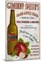 Granny Smith's Hard Apple Cider Vintage Sign-Lantern Press-Mounted Art Print
