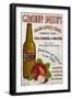 Granny Smith's Hard Apple Cider Vintage Sign-Lantern Press-Framed Art Print