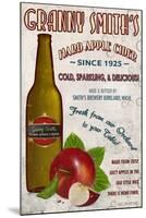 Granny Smith's Hard Apple Cider Vintage Sign-Lantern Press-Mounted Art Print