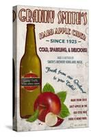 Granny Smith's Hard Apple Cider Vintage Sign-Lantern Press-Stretched Canvas