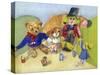 Granny Tuffy's Toys-Ann Robson-Stretched Canvas