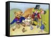 Granny Tuffy's Toys-Ann Robson-Framed Stretched Canvas