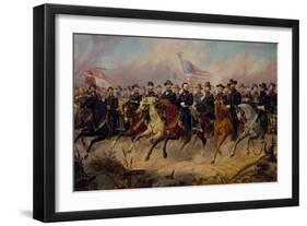 Grant and His Generals, 1865-Ole Peter Hansen Balling-Framed Giclee Print